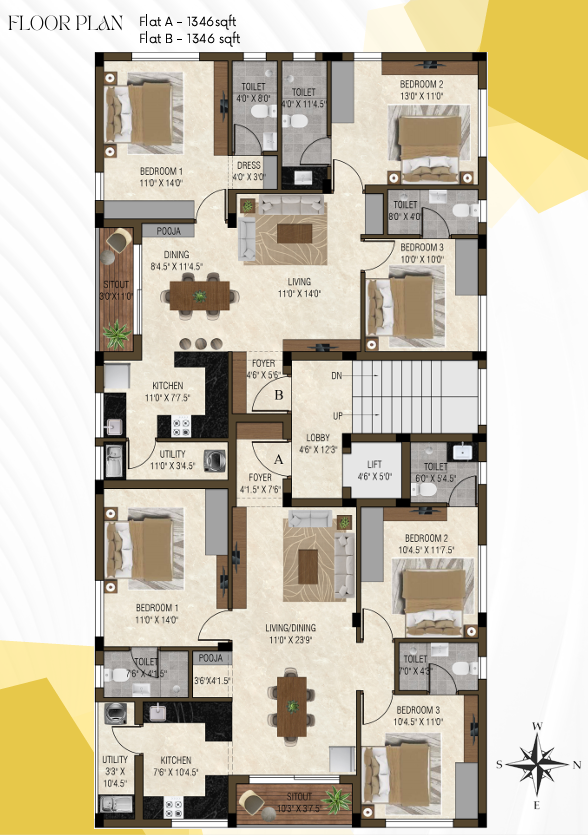 Pride pinnacle floor1
